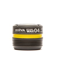 Hair Wax 04 - Extra Strong - Cera Effetto Lucido Fissaggio Estremo - 175 ml - Agiva
