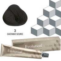 EOC Cube - Naturale - 3 Castano Scuro - Colorazione Cosmetica Permanente - 60 ml - AlfaParf Milano