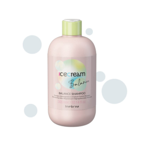 Ice Cream Balance Shampoo 300ml Balance è la linea di trattamenti che svolge un’azione sebo regolatrice e riequilibrante della cute stressata. A base di estratto di betulla, olio di oliva e limnanthes alba.